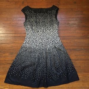 Ann Taylor size 4 Black and white dress